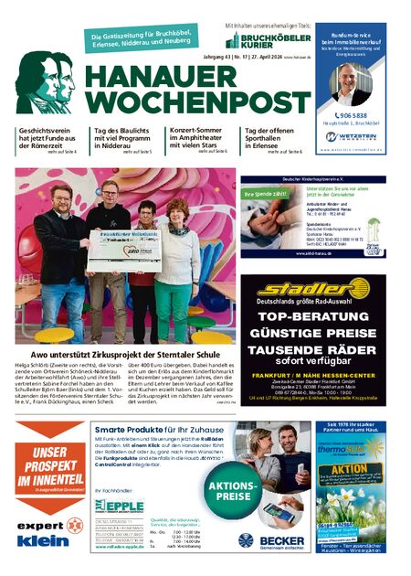 Hanauer Wochenpost West vom 27.04.2024