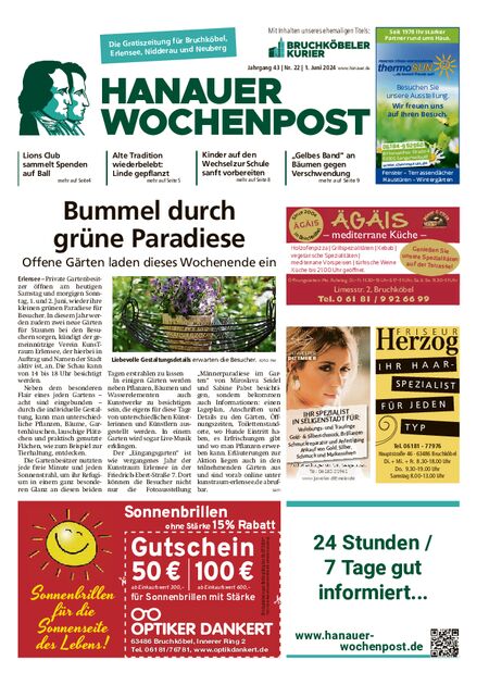 Hanauer Wochenpost West vom 01.06.2024